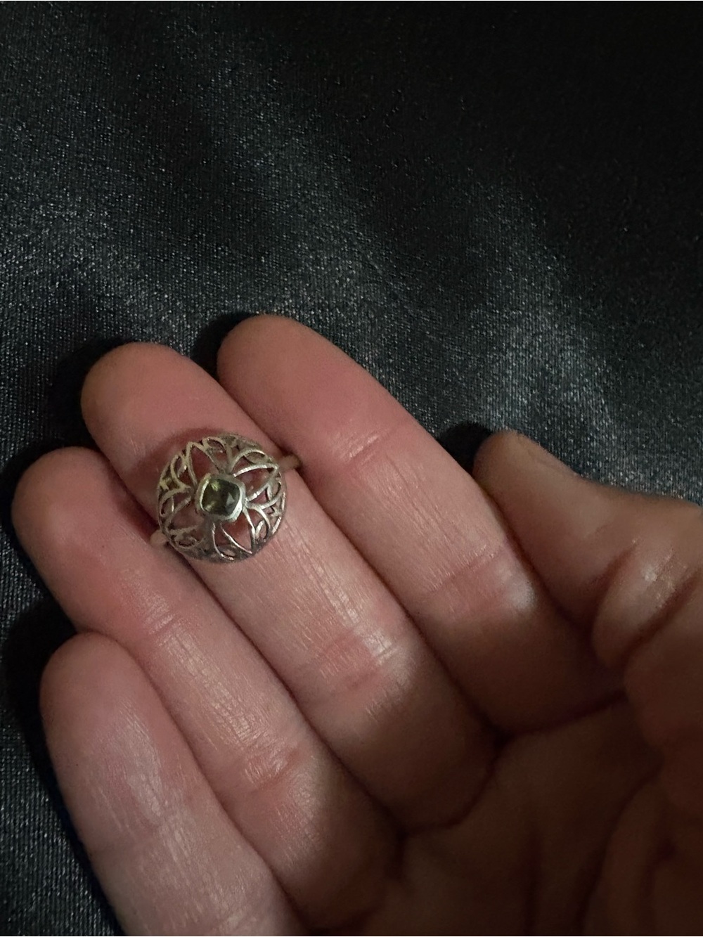 Moldavite ring - Picture 2 of 2